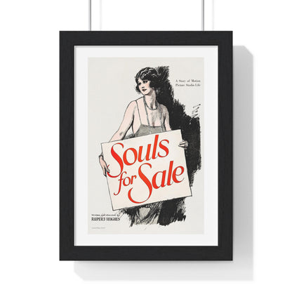 Souls for Sale Poster (1923) Chromolithograph by Goldwyn Pictures, from the Original, Framed Art Print