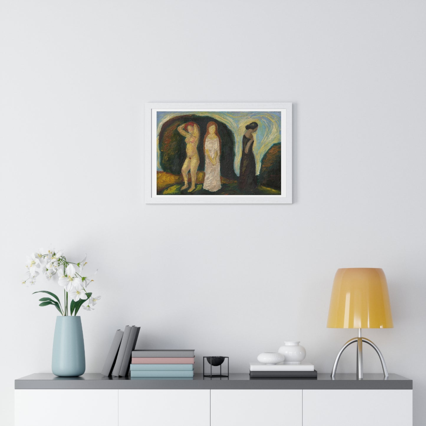 The Three Stages of a Woman's Life, by Mikuláš Galanda, from the Original, Framed Art Print