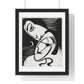 The Kiss (1930) by Ernst Ludwig Kirchner, from the Original, Framed Art Print