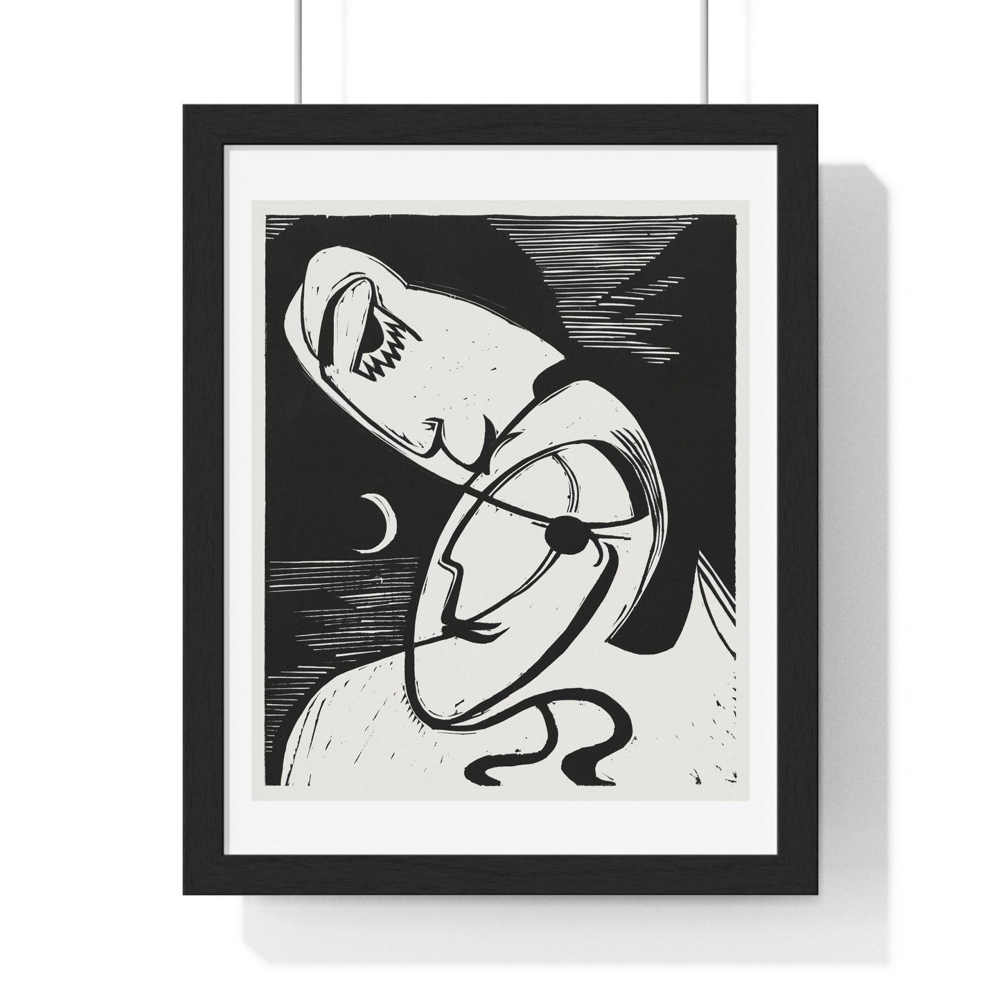 The Kiss (1930) by Ernst Ludwig Kirchner, from the Original, Framed Art Print