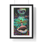 Gaia Psychedelic Art 'Designed by AI' Framed Art Print