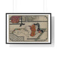 Young Couple Making Love, Coloured Reproduction of a Woodcut by Moronobu (1680s) Framed Art Print