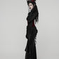 Punk Rave Goth Gorgeous Fishtail Skirt in Black