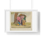 The Summer Shower, or Mademoiselle Par, a Pluye (1786) by George Stubbs, from the Original, Framed Print