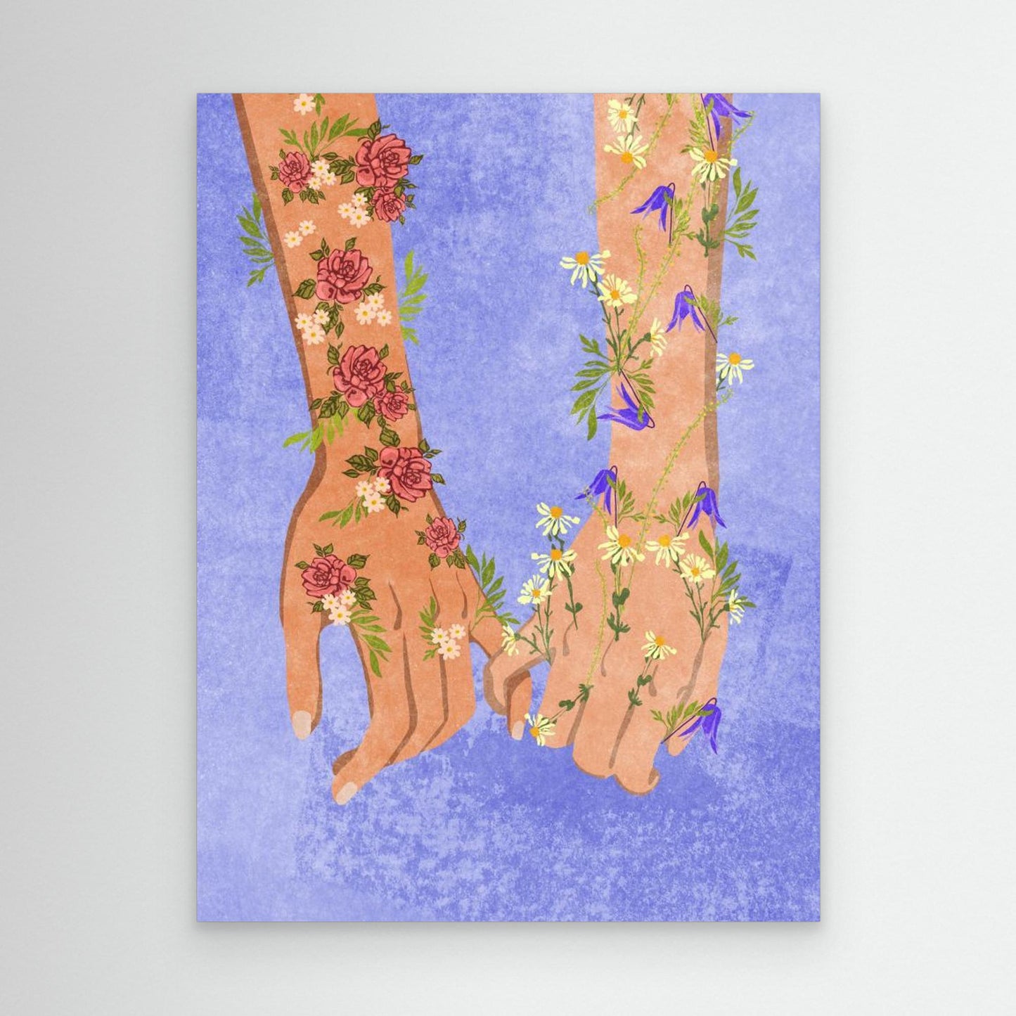 Holding Hands by Raissa Oltmanns, Canvas Art Print