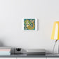 Purrmaid, Fuzzy Felt Art 'Designed by AI' Art Print on Canvas