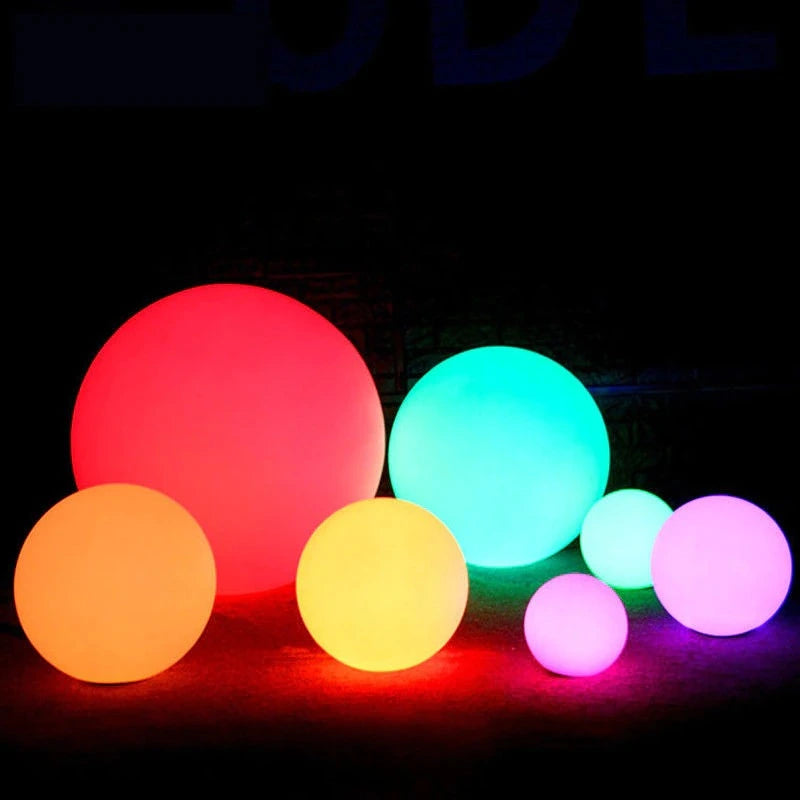 Set of Garden or Events Ball LED Lights