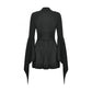 Dark in Love Darya Witchy Bell-Sleeve Shirt Dress