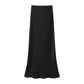 Women's Fashion High Waist Midi Skirt