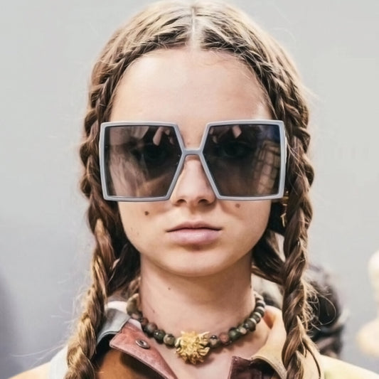 New Season Large Square-Frame Women's Sunglasses