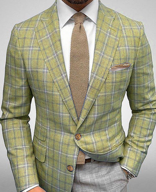 Men's Striped Blazer Casual Slim Fit, Candy Colours