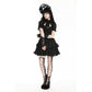 Dark in Love Ottilie Gothic Embellished Lace Fingerless Gloves