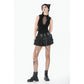 Dark in Love Punk Coffin Mesh Panel Top