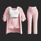 Women's Three-Piece or Four-Piece Casual Knit Set