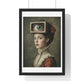 Mind's Eye, Abstract Portrait of a Regency Woman, Framed Art Print
