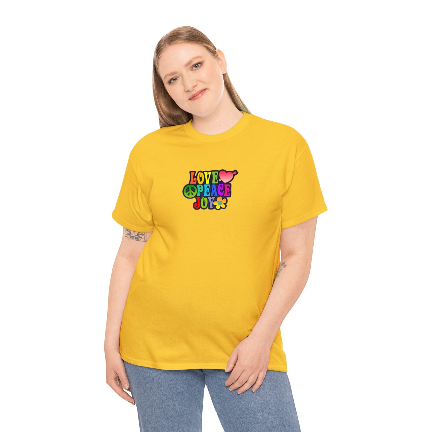 Love and Peace and Joy Psychedelic T-Shirt