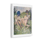 Two Girls in the Reeds, from the Original, Art Print on Canvas