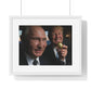 Putin, Trump and the Legend of the Golden Egg, Abstract Art 'Designed by AI' Framed Print