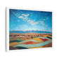 American Autumn Landscape, Pastel Art 'Designed by AI' Canvas Art Print