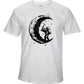 'Digging The Moon' Print T-Shirt