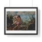 The Abduction of Proserpine (1570) by Alessandro Allori, from the Original, Framed Art Print
