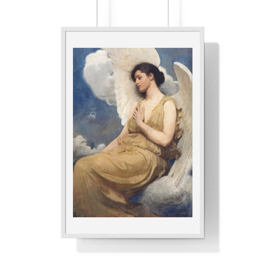 Winged Figure (1889) by Abbott Handerson Thayer, from the Original, Framed Art Print