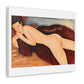 Reclining Nude from the Back (1917) by Amedeo Modigliani, Canvas Art Print from the Original