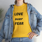 'Love Over Fear' Cotton T-Shirt