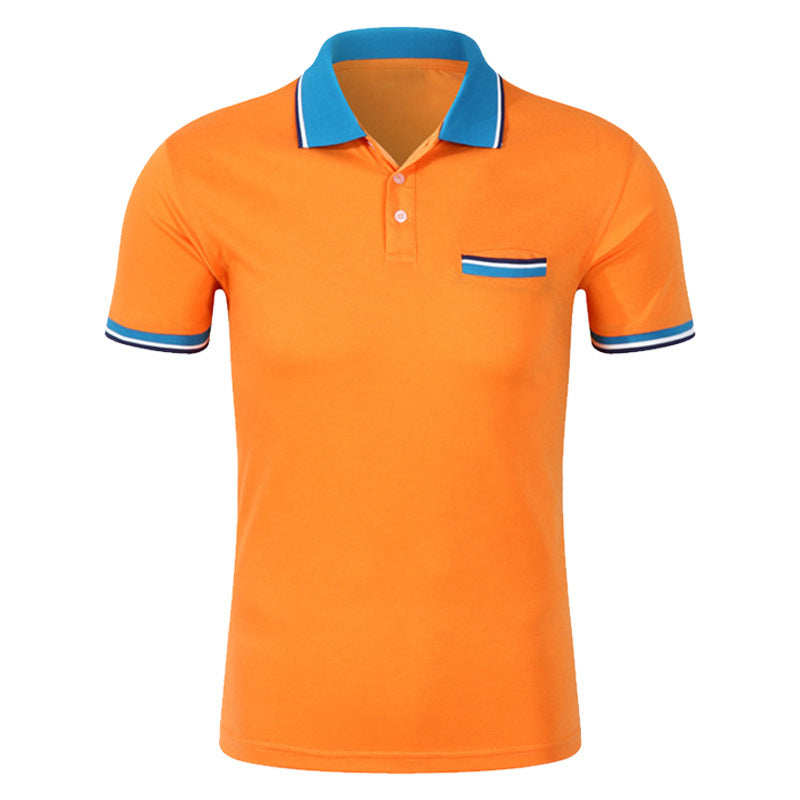 Unisex Fashion Lapel Polo Shirt, Candy Colours