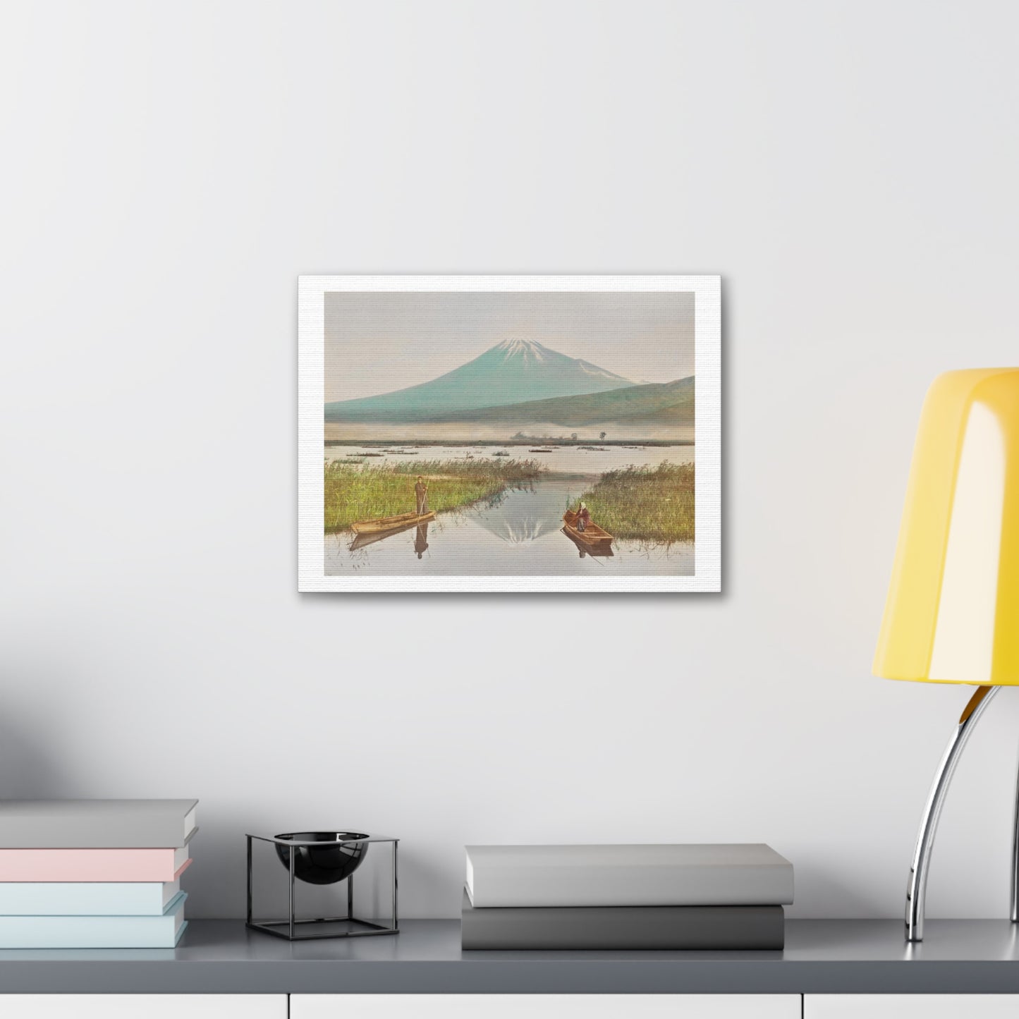 Mount Fuji as Seen from Kashiwabara (1897) by Kazumasa Ogawa, Art Print from the Original on Canvas