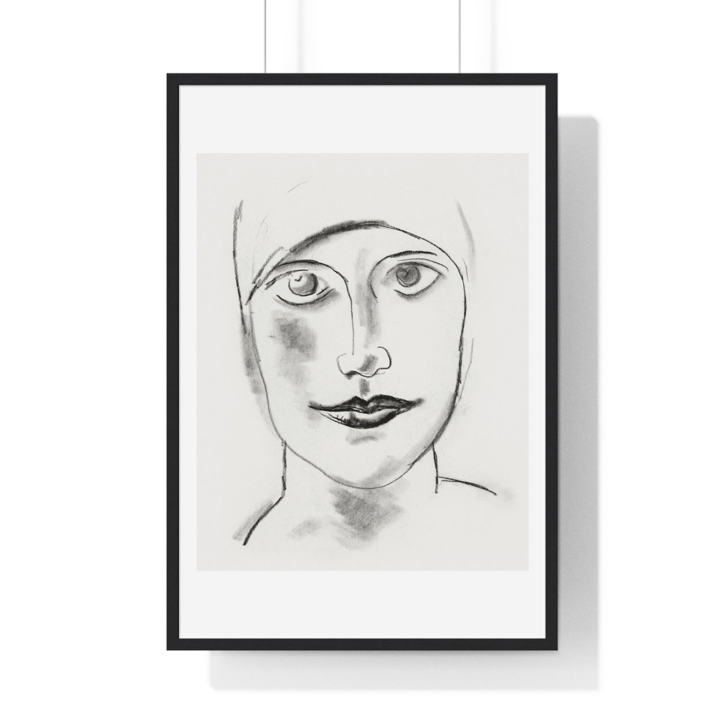 Woman's Head (circa 1927) by Leo Gestel, from the Original, Framed Art Print