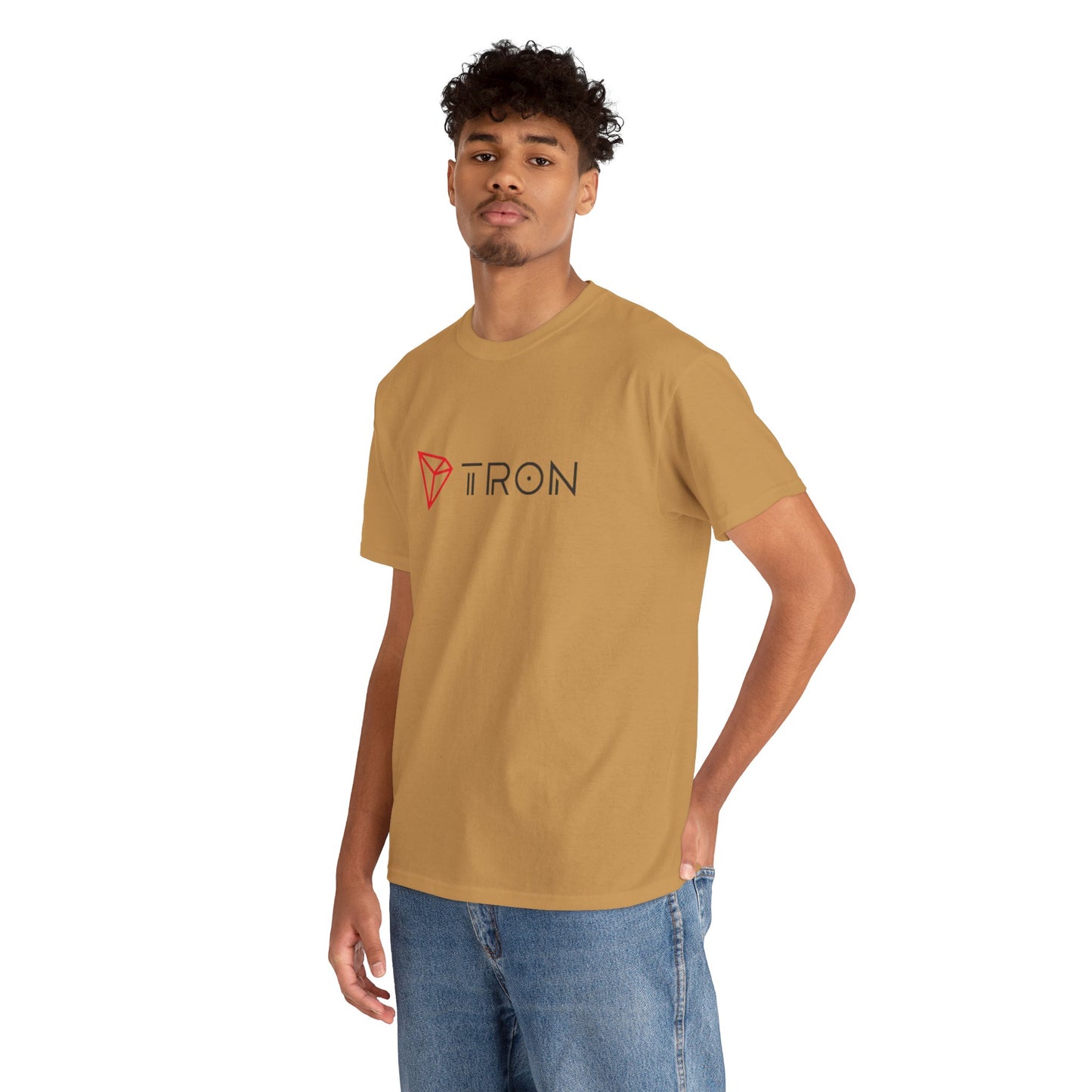 Tron (Blockchain) #TRX Crypto Unisex Heavy Cotton T-Shirt
