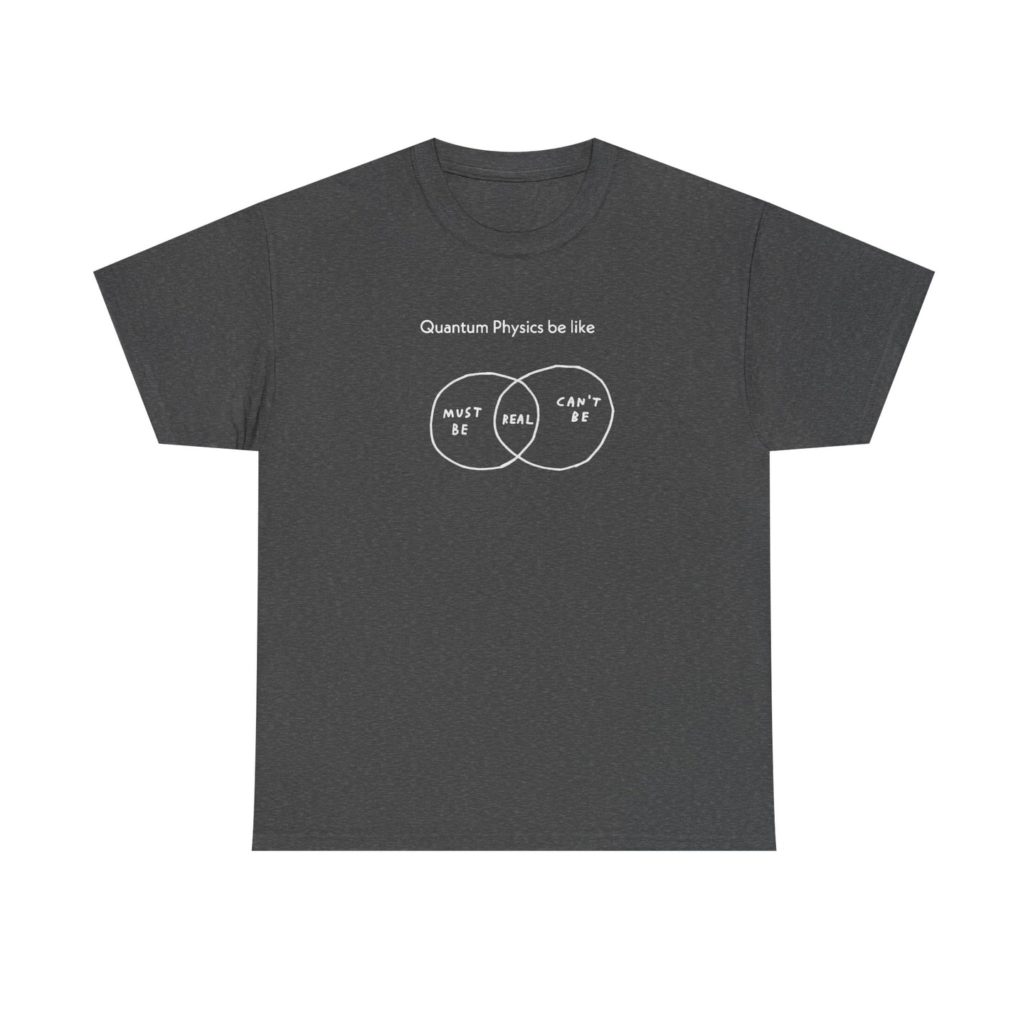 Quantum Physics, Funny Cartoon Art T-Shirt
