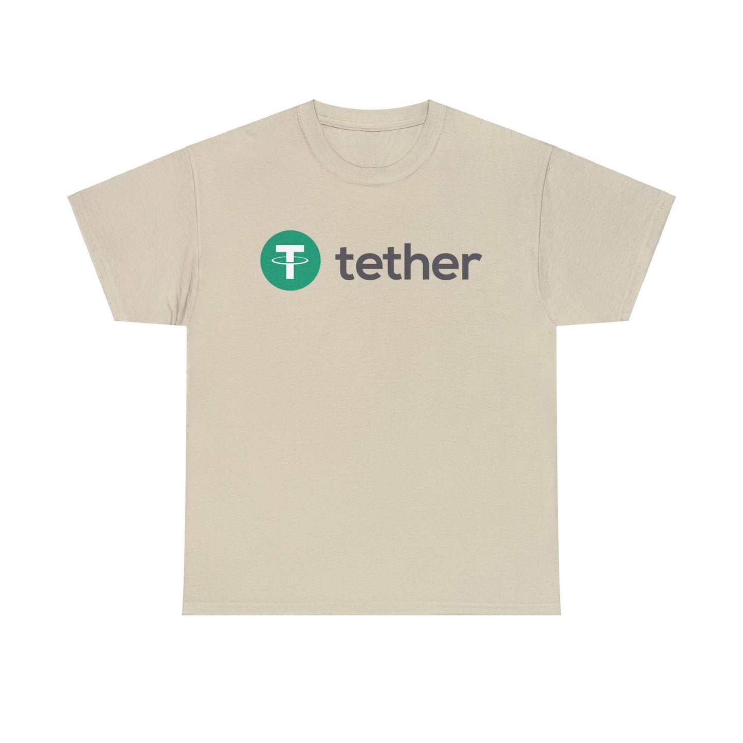 Tether #USDT Crypto Unisex Heavy Cotton T-Shirt