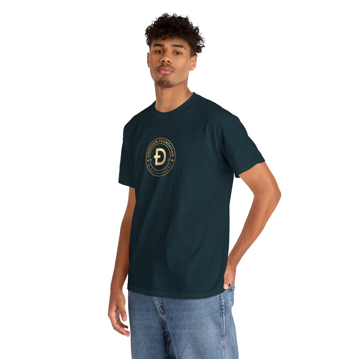 Dogecoin Foundation #DOGE Crypto Unisex Heavy Cotton T-Shirt