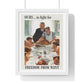 Ours to Fight For, Freedom From Want, Vintage Thanksgiving Illustration by Norman Rockwell, Framed Print