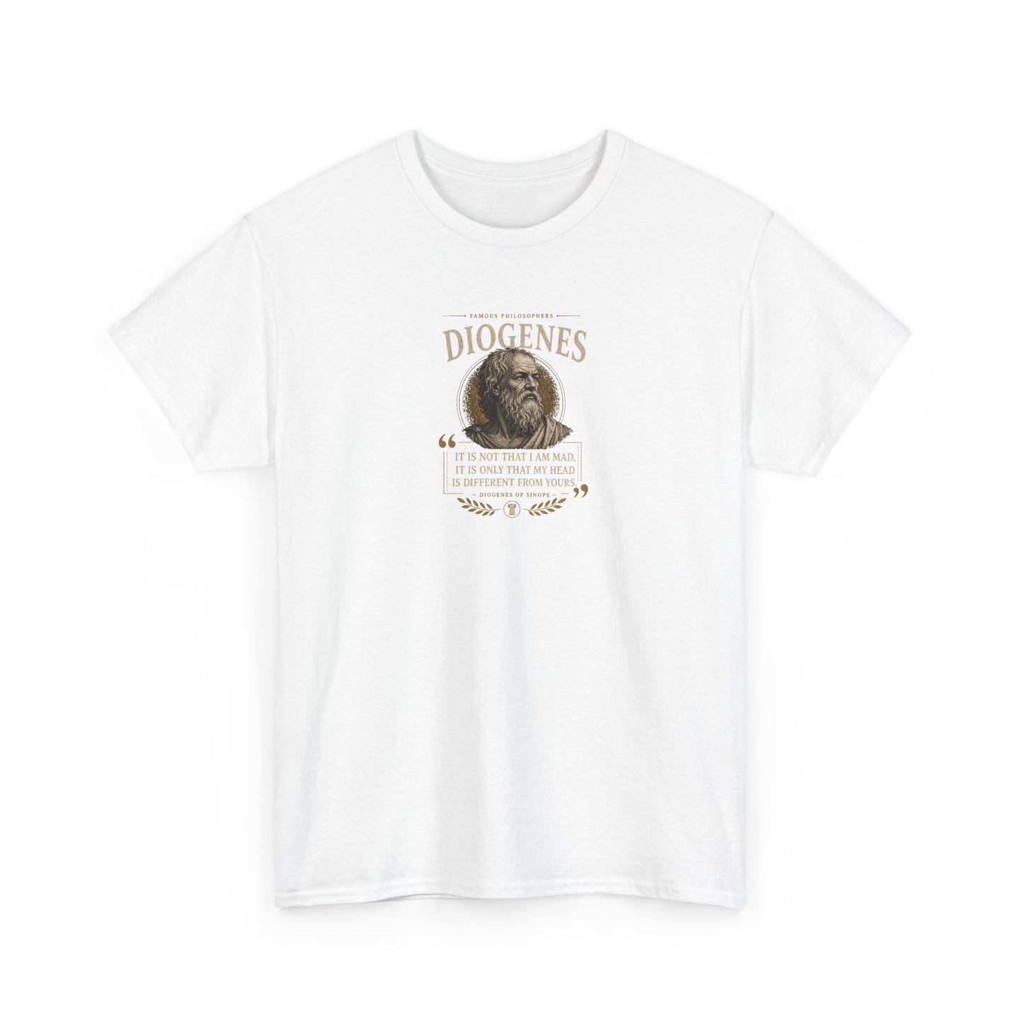 Diogenes of Sinope on Cosmopolitanism, Philosophy Tribute T-Shirt