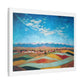 American Autumn Landscape, Pastel Art 'Designed by AI' Canvas Art Print