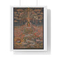 Amitabha or Infinite Light, the Buddha of the Western Pure Land 'Sukhavati' (circa 1700) Tibet, from the Original, Framed Art Print