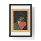 The Heart (1898–1899) by Edvard Munch, from the Original, Framed Print