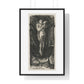 The Flower of Love 'Die Blume der Liebe' (1896) by Edvard Munch, from the Original, Framed Art Print