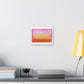 Pink Abstract Palette Knife Painting, Canvas Art Print