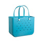 Neon Block Colour Rubber Beach Bag