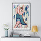 Dancing Couple in the Snow [reverse] by Ernst Ludwig Kirchner (1928–1929) from the Original, Framed Art Print