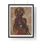 Black Warrior (1940) by Cyprián Majerník, from the Original, Framed Art Print