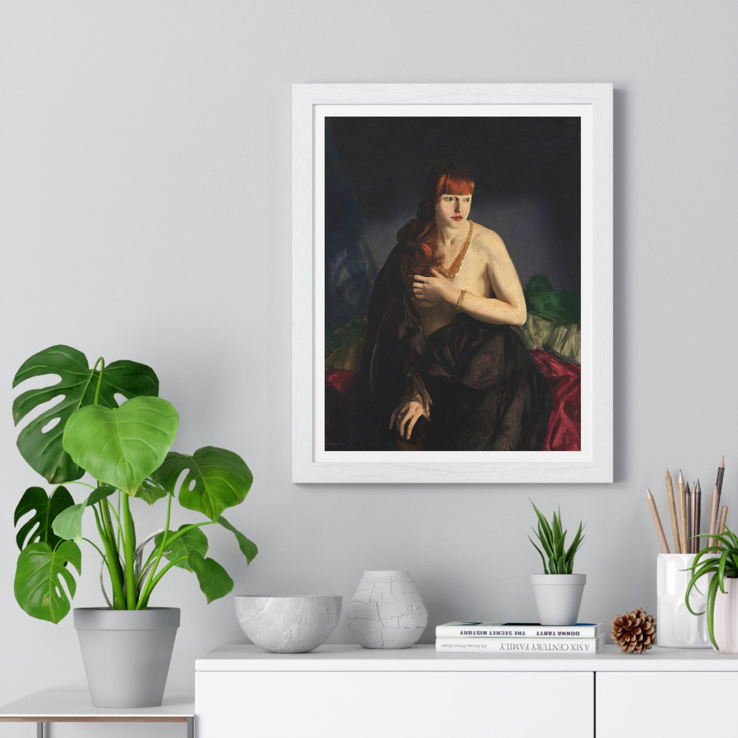 Nude with Red Hair (1920) by George Wesley Bellows, from the Original, Framed Art Print