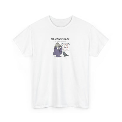 Mr Conspiracy, Funny Mr Men Cartoon Art T-Shirt