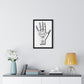 Esoteric Palm Reading Illustration, by Unknown, from the Original, Framed Print