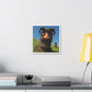 Moai Statues of Easter Island Seen on a Good Day II 'Designed by AI' Canvas Art Print