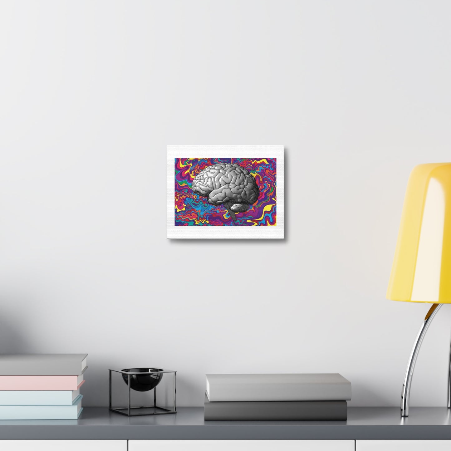 The Psychedelic Mind Art Print on Satin Canvas